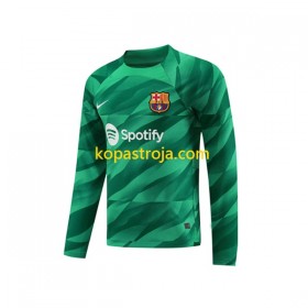Billiga Fotbollströjor FC Barcelona Ter Stegen 1 Målvakt Hemma tröja 2023/24 Långärmad